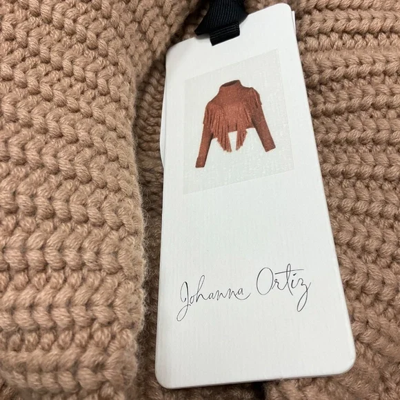 JOHANNA ORTIZ CAMEL ELEGANCIA NATURAL SWEATER - Picture 5 of 5